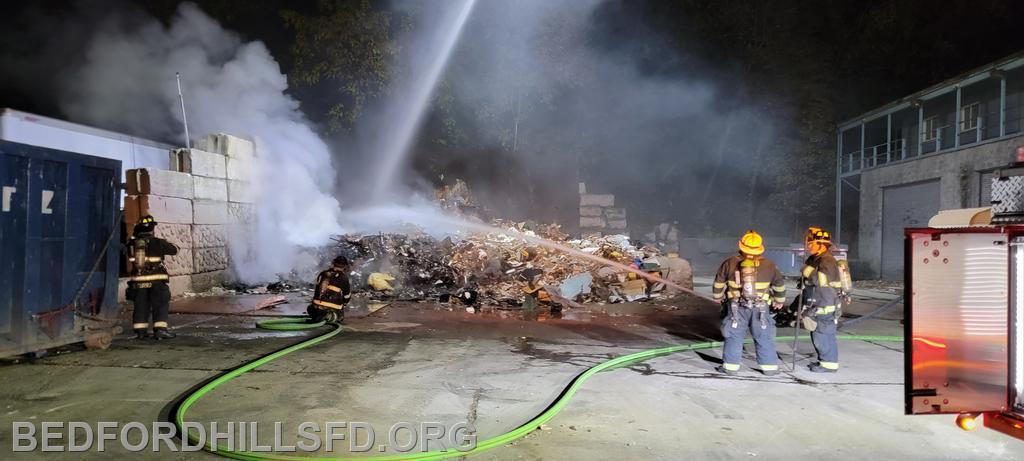 Railroad Ave Garbage Fire