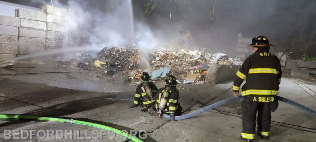 Railroad Ave Garbage Fire