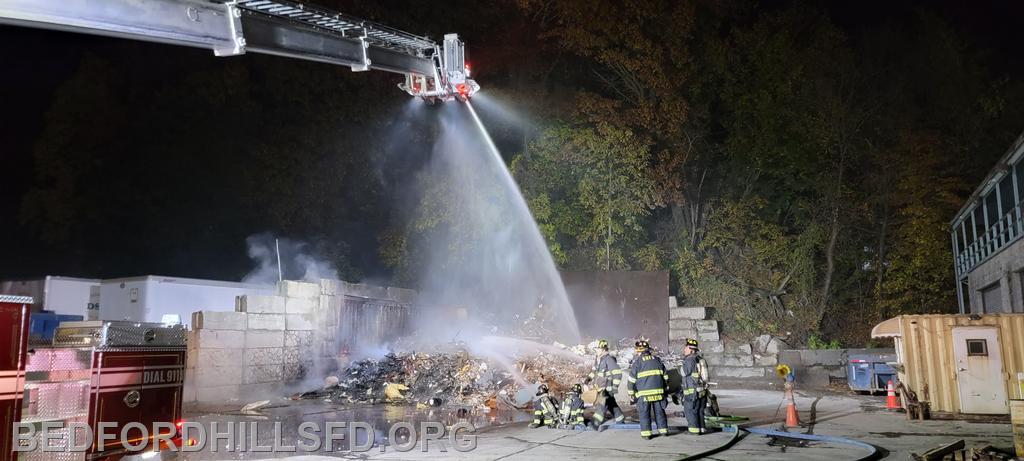 Railroad Ave Garbage Fire