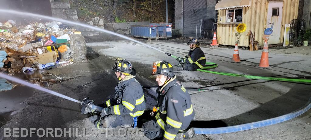 Railroad Ave Garbage Fire