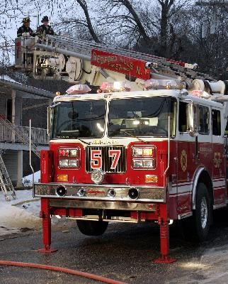 Structure Fire Adams st (photo courtesy Frank Becerra Jr Journal News) 