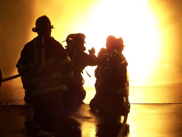 BEDFORD HILLS MEMBERS TRAIN ON THE PROPANE PROPS @ THE WESTCHESTER COUNTY FIRE TRAINING CENTER