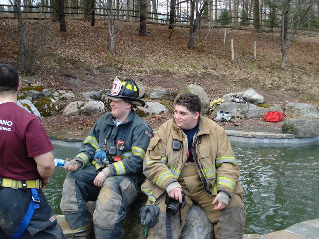 Our good friend JT Camp (on the other side of the camera for once) with Lt. Bancroft