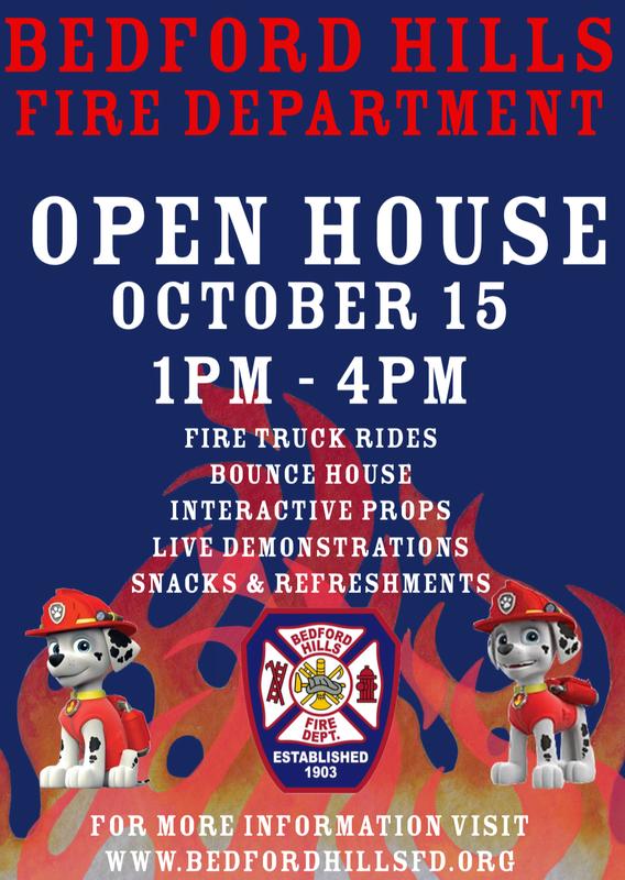 2023 Annual Fire Prevention Week And Open House Event Bedford Hills